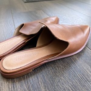 MADEWELL Gemma Mule in Leather Cognac size 7